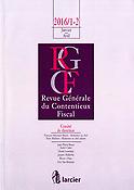 Imagen de portada de la revista Revue générale du contentieux fiscal