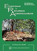 Imagen de portada de la revista Ecosistemas y Recursos Agropecuarios