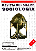 Imagen de portada de la revista Revista mundial de sociología