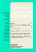 Imagen de portada de la revista Journal of accounting and economics