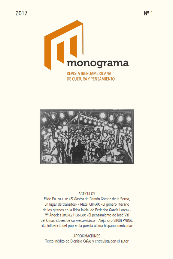 Imagen de portada de la revista Monograma