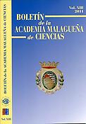 Imagen de portada de la revista Boletín de la Academia Malagueña de Ciencias