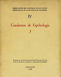 Imagen de portada de la revista Cuadernos de espeleología