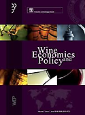 Imagen de portada de la revista Wine Economics and Policy