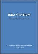 Imagen de portada de la revista Jura Gentium