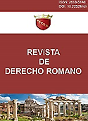Imagen de portada de la revista Revista de Derecho Romano