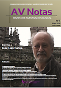 Imagen de portada de la revista AV Notas