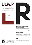 Imagen de portada de la revista Revista de Direito da ULP