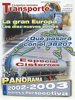 Imagen de portada de la revista Transporte y logística terrestre