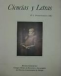 Imagen de portada de la revista Ciencias y Letras (Universidad de Málaga)
