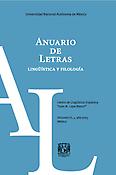 Imagen de portada de la revista Anuario de Letras. Lingüística y Filología
