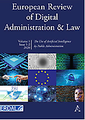 Imagen de portada de la revista European review of digital administration & law