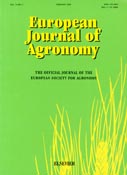 Imagen de portada de la revista European journal of agronomy