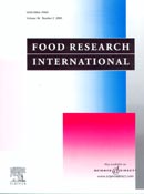 Imagen de portada de la revista Food research international