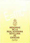 Imagen de portada de la revista Memorias de la Real Academia Sevillana de Ciencias
