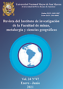 Imagen de portada de la revista Revista del Instituto de investigación de la Facultad de minas, metalurgia y ciencias geográficas