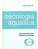 Imagen de portada de la revista Oecologia Aquatica