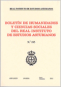Imagen de portada de la revista Boletín de humanidades y ciencias sociales del Real Instituto de Estudios Asturianos