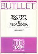 Imagen de portada de la revista Butlletí de la Societat Catalana de Pedagogia