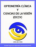 Imagen de portada de la revista Revista Optometría Clínica y Ciencias de la Visión (OCCV)