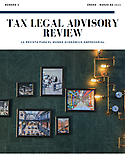 Imagen de portada de la revista Tax legal advisory review