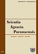Imagen de portada de la revista Scientia Agraria Paranaensis