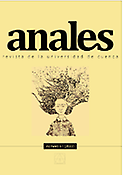 Imagen de portada de la revista Revista Anales
