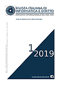 Imagen de portada de la revista Rivista italiana di Informatica e Diritto (RIID)