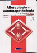 Imagen de portada de la revista Allergologia et immunopathologia