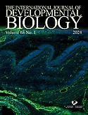 Imagen de portada de la revista International journal of developmental biology