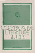 Imagen de portada de la revista Comparative literature studies
