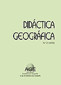 Imagen de portada de la revista Didáctica geográfica