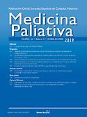 Imagen de portada de la revista Medicina paliativa