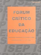 Imagen de portada de la revista Forum crítico da educaçao