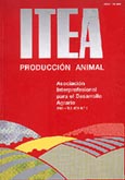 Imagen de portada de la revista ITEA. Producción animal