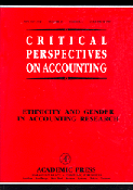 Imagen de portada de la revista Critical perspectives on accounting