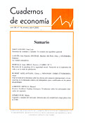 Imagen de portada de la revista Cuadernos de economía