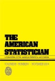 Imagen de portada de la revista American statistician