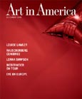 Imagen de portada de la revista Art in America