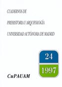 Imagen de portada de la revista Cuadernos de Prehistoria y Arqueología de la Universidad Autónoma de Madrid (CuPAUAM)