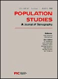 Imagen de portada de la revista Population studies