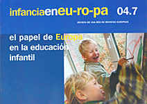 Imagen de portada de la revista Infancia en Europa