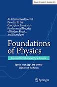 Imagen de portada de la revista Foundations of physics