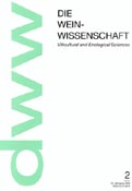 Imagen de portada de la revista Die wein - wissenschaft = Viticultural and enological sciences