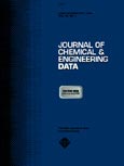 Imagen de portada de la revista Journal of chemical and engineering data