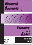 Imagen de portada de la revista Research quarterly for exercise and sport