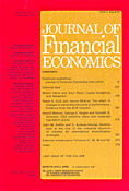 Imagen de portada de la revista Journal of financial economics