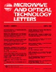 Imagen de portada de la revista Microwave and optical technology letters