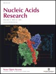 Imagen de portada de la revista Nucleic acids research