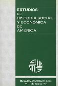 Imagen de portada de la revista Estudios de Historia Social y Económica de América